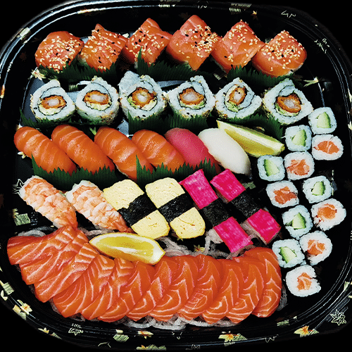 Edo Platte (50 Stück, für 2 Personen)