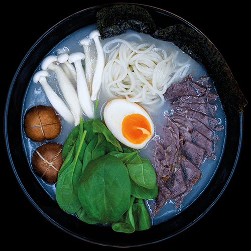 Japanische Ramen mit Beef