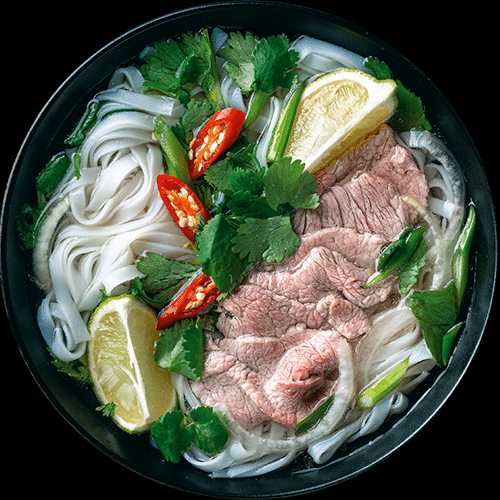 Vietnamesische Pho mit Beef
