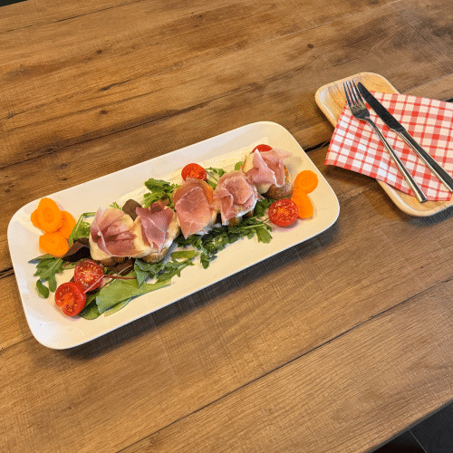 Bruschetta Prosiutto e Mozzarella