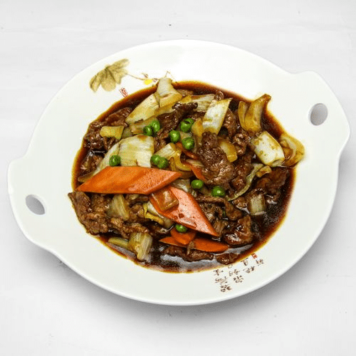 Rindfleisch mit Zwiebeln