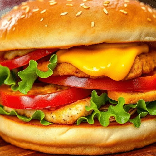 Cheezy Beef Burger 125gr