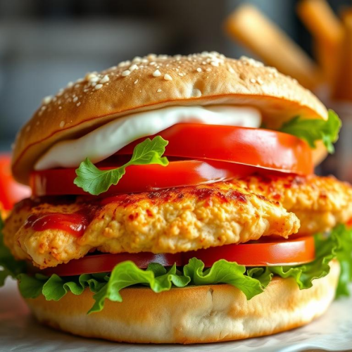 Hot Chicken Burger