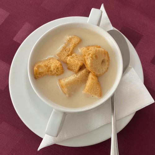 Knoblauchcremesuppe