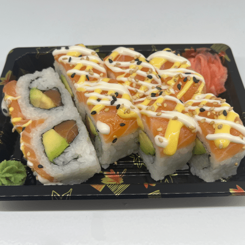 Lachs Uramaki (8 Stk)