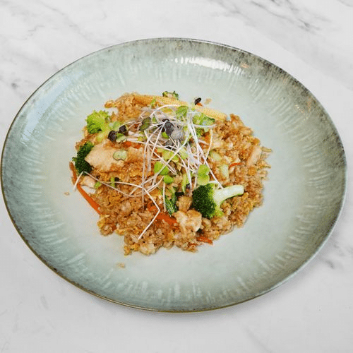 Wok gebratener Reis