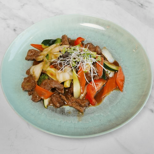 Wok Rindfleisch Chop Suey