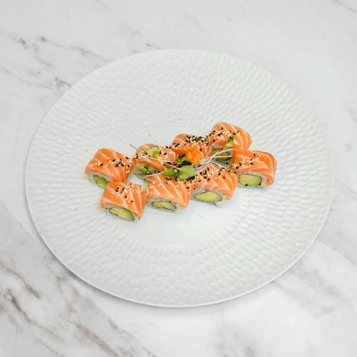 Lachs Sesam Maki (8 Stück)