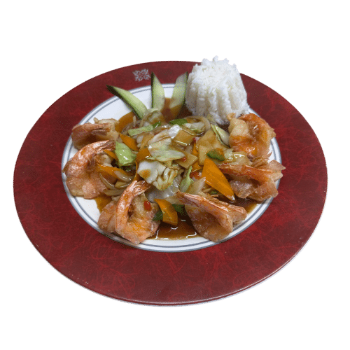 Gegrillte Garnelen nach Szechuan Art