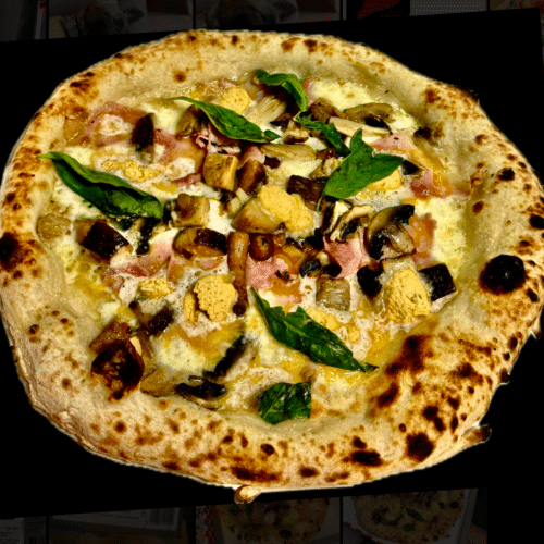 Proscuitto e Funghi misti