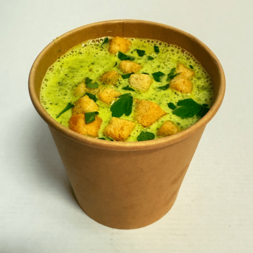 Spinatcreme Suppe