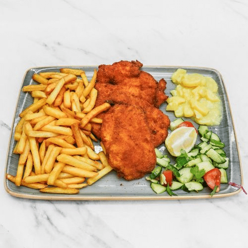 Schnitzel Teller