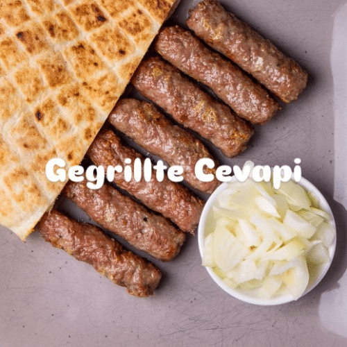 Gegrillte Cevapi (7 Stück)