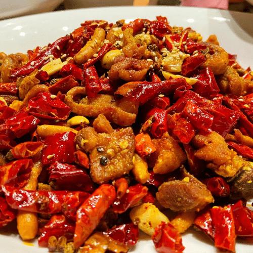 Chongqing Hähnchen (scharf)