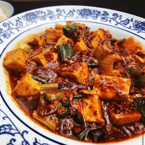 Mapo Tofu mit Mangalitzaschwein (scharf)
