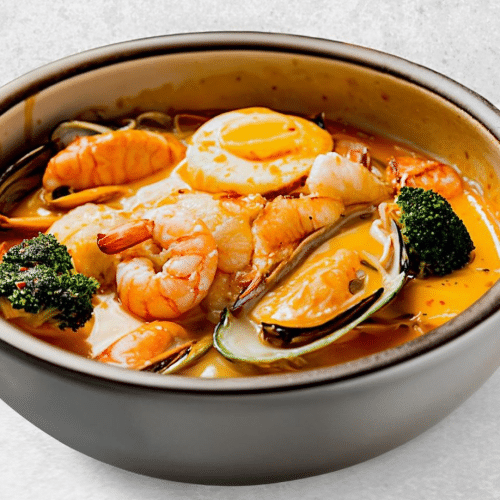 Meeresfrüchtesuppe (scharf)