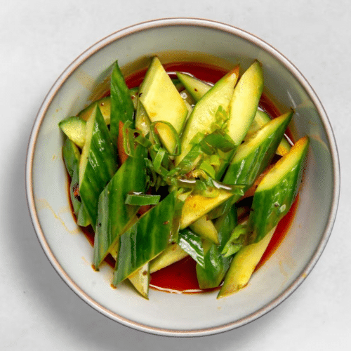 Mini-Gurken Salat (leicht scharf)