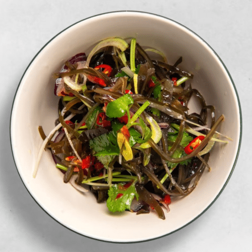 Seetang-Salat a la Chili und Pfeffer (leicht scharf)