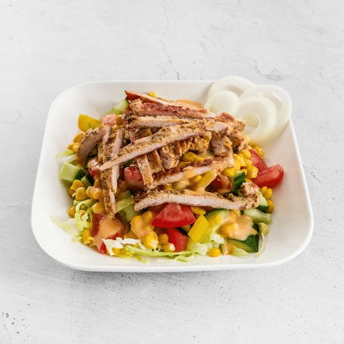 Putenstreifen Salat