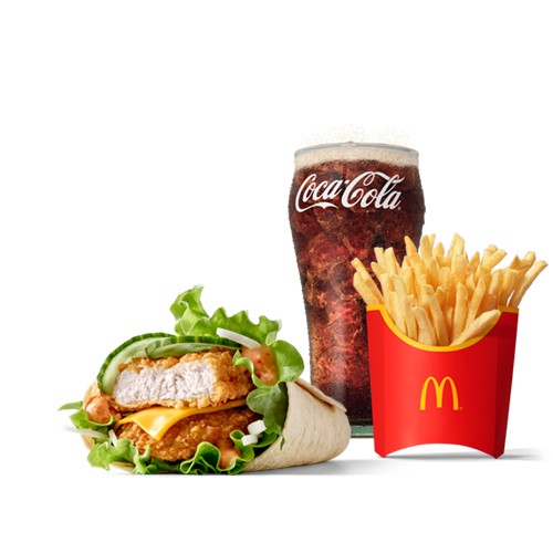 Spicy Premium Chicken Wrap McMenü