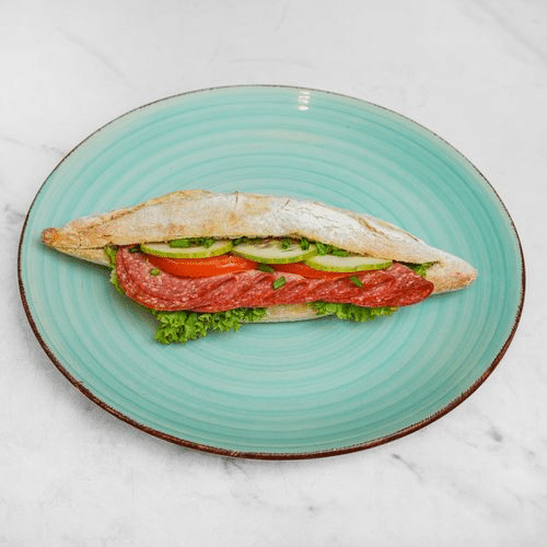 Rindersalami Baguette