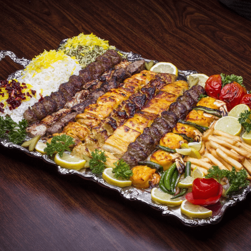 Termeh Grill Platte für 3 Personen