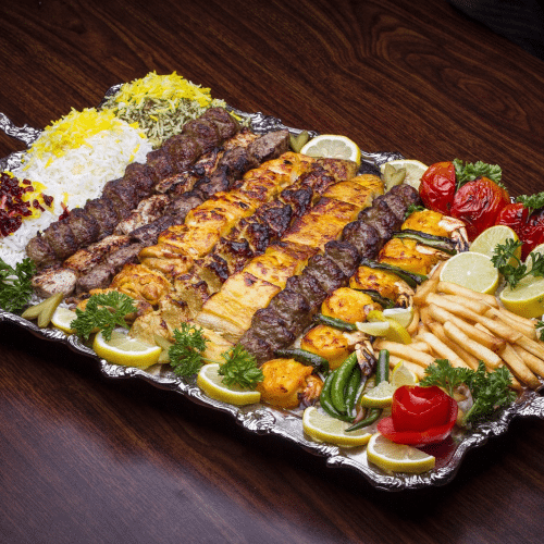 Termeh Grill Platte für 4 Personen