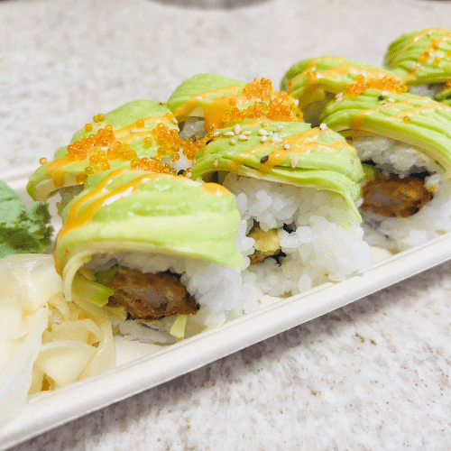 Green Dragon Roll (8 Stück)