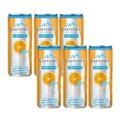 Gasteiner Orange Dose 6er, 1980ml