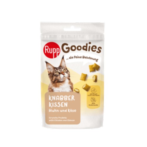 Rupp Goodies Knabberkissen Huhn & Käse, 50g