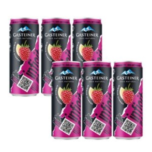 Gasteiner Himbeer Zitrone Dose 6er, 1980ml