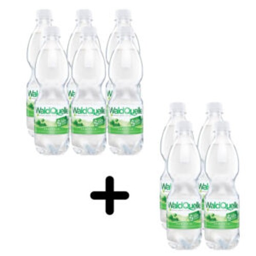 Waldquelle Mineralwasser Spritzig 8+4 Gratis, 6000ml