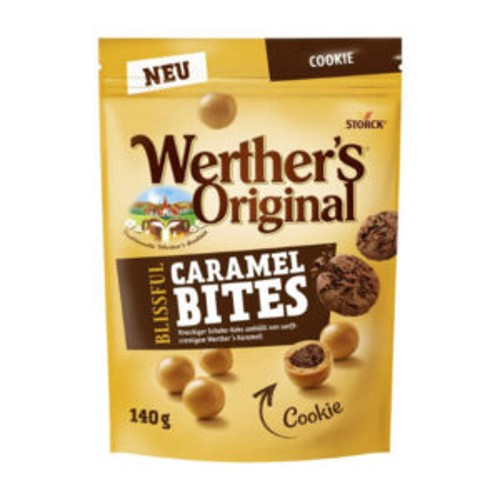 Werthers Caramel Bites Cookie, 140g