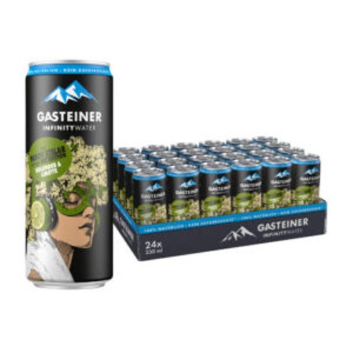Gasteiner Holunder Limette Dose 16+8 gratis, 7920ml