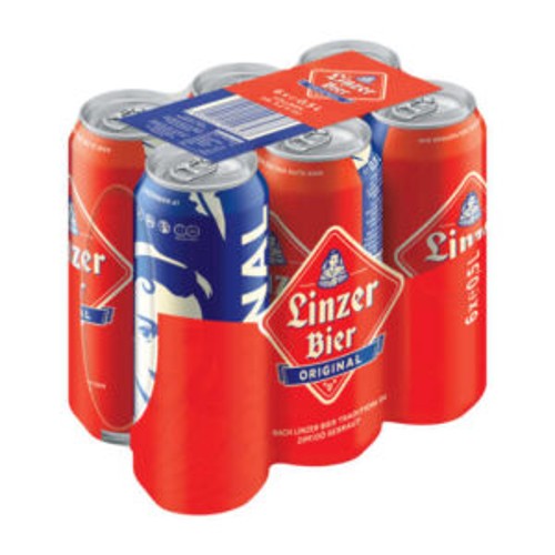 Linzer Bier Original Dose - 6er Tray, 3l
