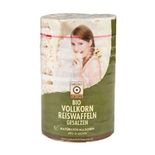 Bio Vollkorn Reiswaffeln Salz, 100g