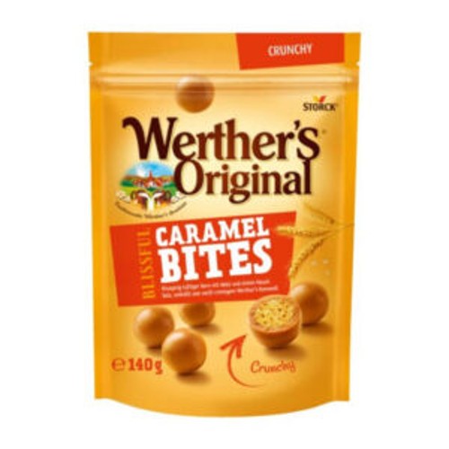 Werthers Caramel Bites Crunchy, 140g