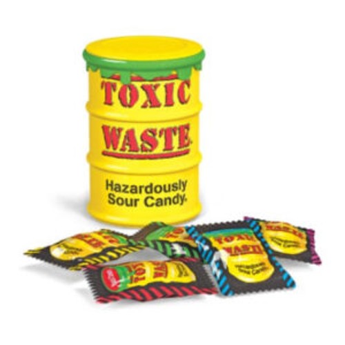 Toxic Waste Hazardously Sour Candy, 42g