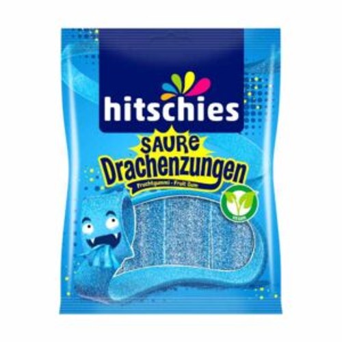 Hitschies Saure Drachenzungen blau, 125g