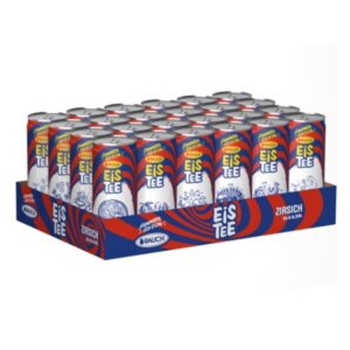 Rauch Eistee Limited Edition Zirsich Dose 24er, 7920ml
