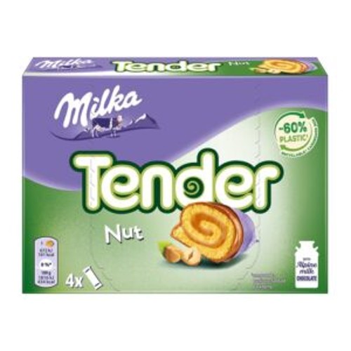 Milka Tender Nuss 4er, 148g