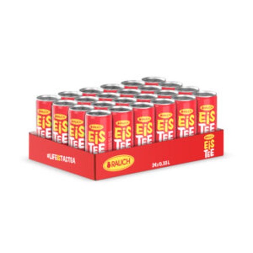 Rauch Eistee Pfirsich Dose 24er, 7.92l