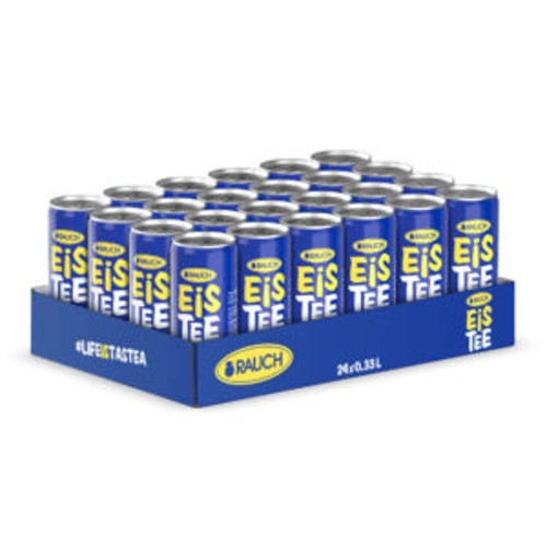Rauch Eistee Zitrone Dose 24er, 7.92l