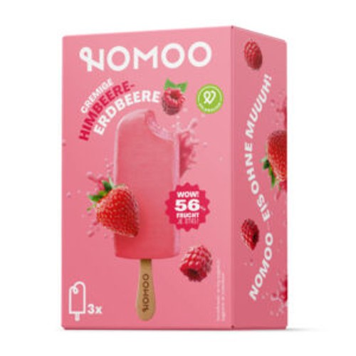 NOMOO Himbeere-Erdbeere 3er, 260ml