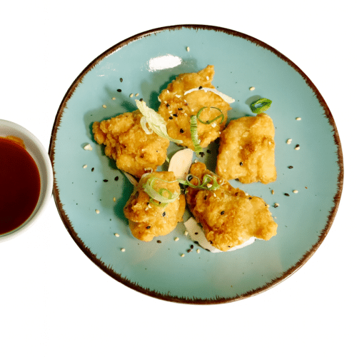 Korean fried Chicken Mit Honey Mustard
