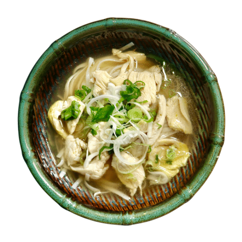Pho Reisbandnudelsuppe mit Huhn