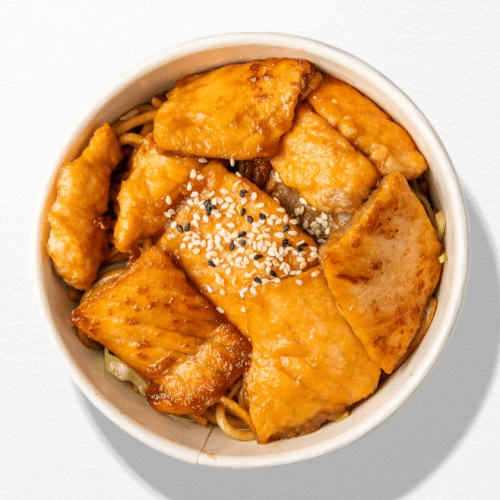 Eierreis mit Lachs Teriyaki (7 Stück)