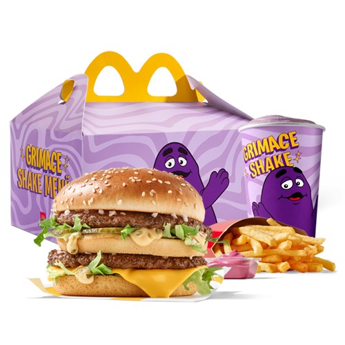 Grimace Shake Menü Big Mac