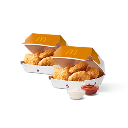 2x 6er Chicken McNuggets