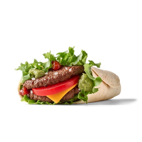 Guacamole Salsa Beef Wrap